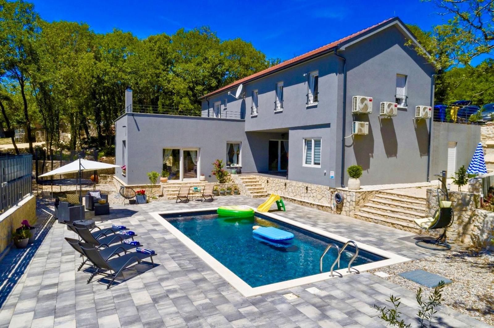 Luxury Villa Andrea Vrzika In Forest Near The Sea Zagvozd 외부 사진