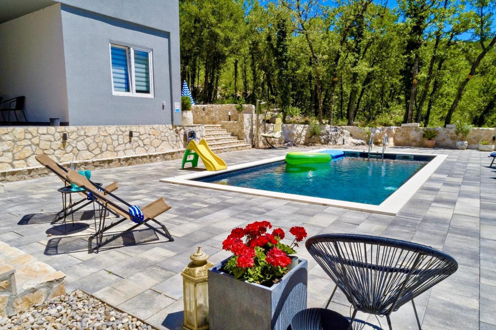 Luxury Villa Andrea Vrzika In Forest Near The Sea Zagvozd 외부 사진