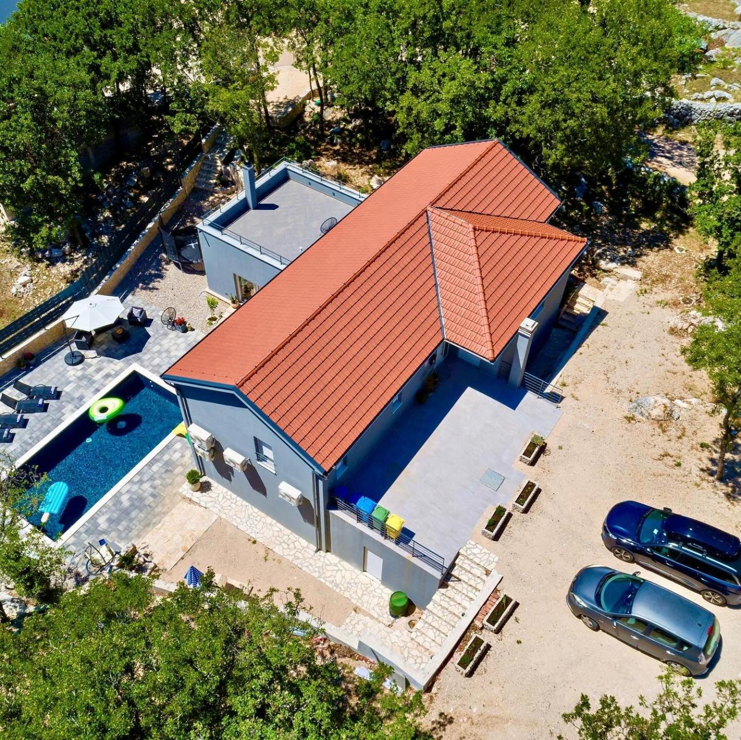 Luxury Villa Andrea Vrzika In Forest Near The Sea Zagvozd 외부 사진