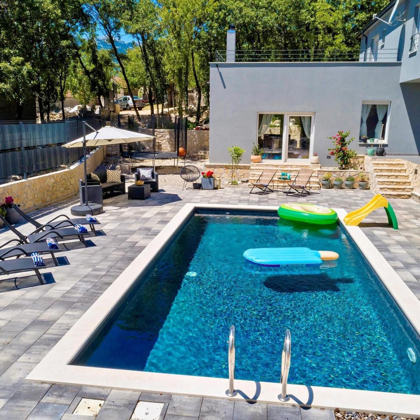 Luxury Villa Andrea Vrzika In Forest Near The Sea Zagvozd 외부 사진