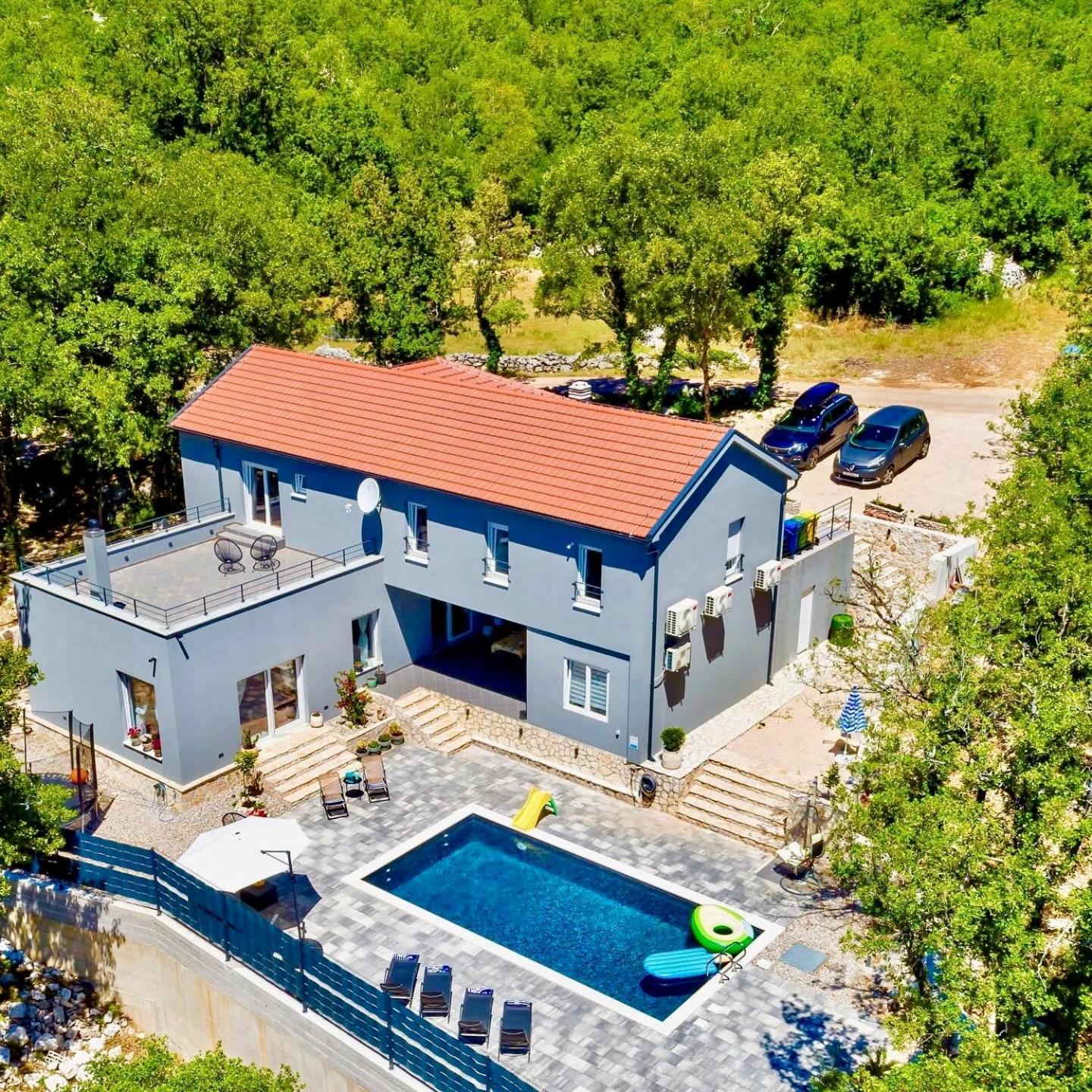 Luxury Villa Andrea Vrzika In Forest Near The Sea Zagvozd 외부 사진